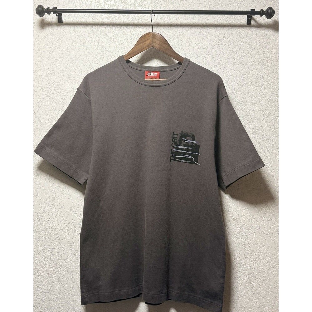 The Grit Men’s XL Gray Graphic Crew Neck Short Sleeve Ape Logo T-Shirt